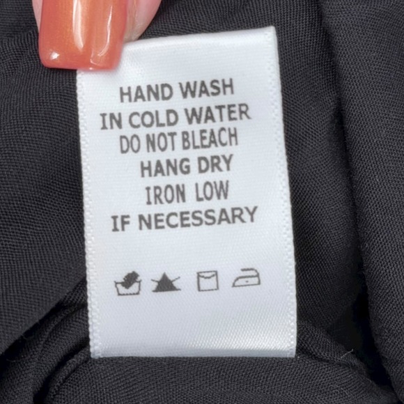 Able Los Angeles‎ Black Tweed Wrap Mini Skirt with Cream Bow Accent Size S - Picture 5 of 7